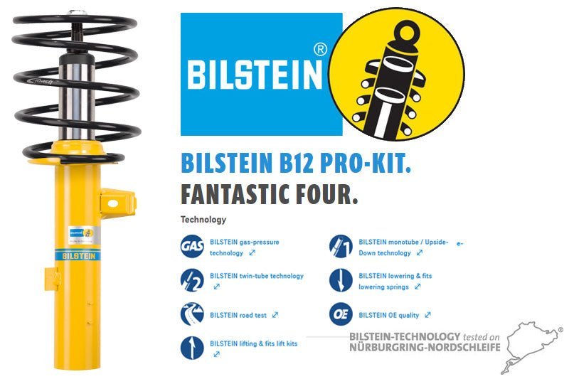 E93 M3 Bilstein B12 Damptronic Pro Coilover Kit, Part No. 35-242424