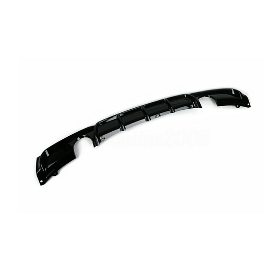 F30 F31 BMW Gloss Black Dual Exhaust Diffuser MP Style - BLAK by CT Carbon