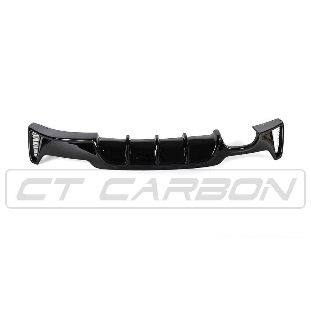 BMW 4 Series F32 F33 F36 Gloss Black Twin Left Exit Exhaust Diffuser