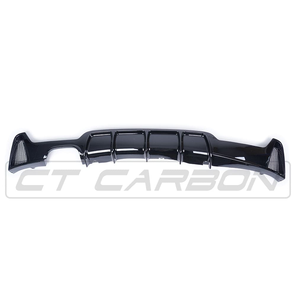 BMW 4 Series F32 F33 F36 Gloss Black Twin Left Exit Exhaust Diffuser