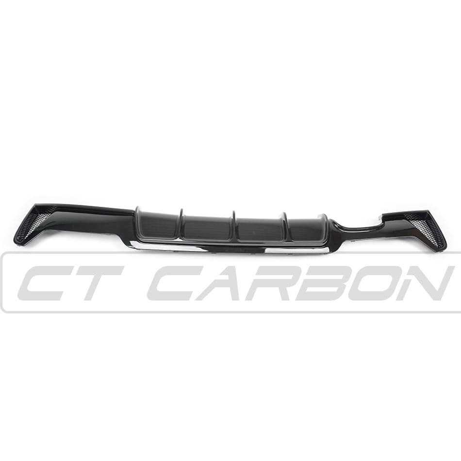 BMW 4 Series F32 F33 F36 Gloss Black Twin Left Exit Exhaust Diffuser