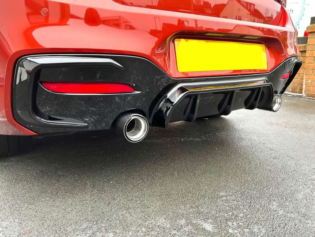 F20 F21 LCI BMW 1 Series Gloss Black CT Carbon Diffuser CT-DB-F20