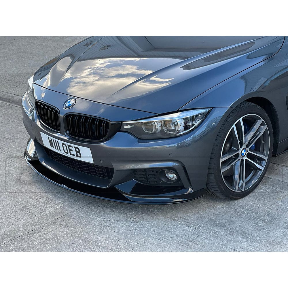 BMW 4 Series F33 Gloss Black Full Kit Dual Exhaust MP Style BLAK by CT Carbon