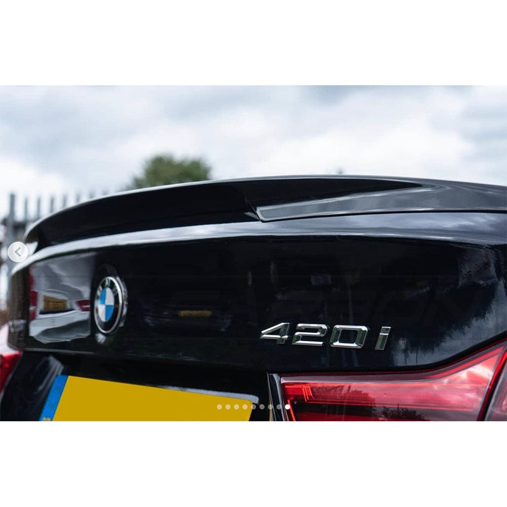 BMW 4 Series F36 Twin Exhaust Rear Bumper Diffuser BLAK by CT Carbon