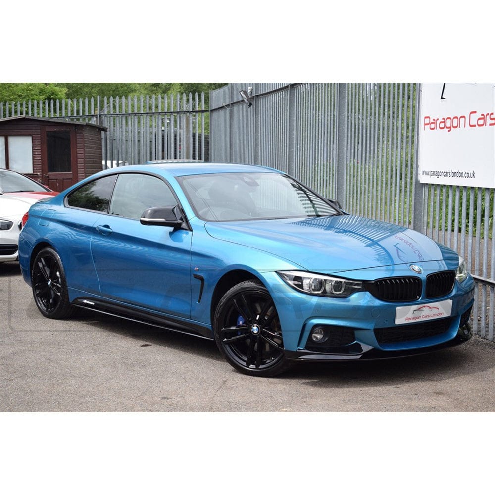 BMW 4 Series F36 Twin Exhaust Rear Bumper Diffuser BLAK by CT Carbon