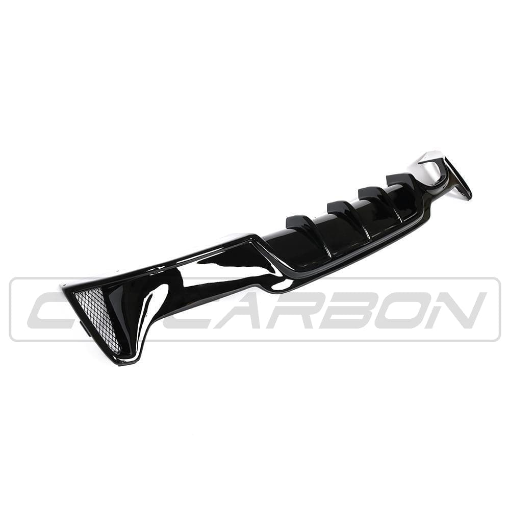 BMW 4 Series F36 Twin Exhaust Rear Bumper Diffuser BLAK by CT Carbon
