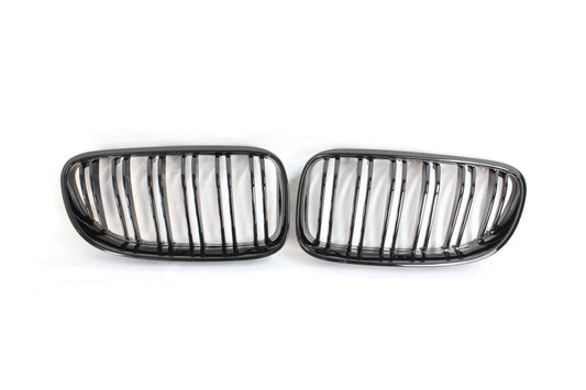 BMW E92 E93 LCI Double Slat Black Grille BLAK by CT Carbon