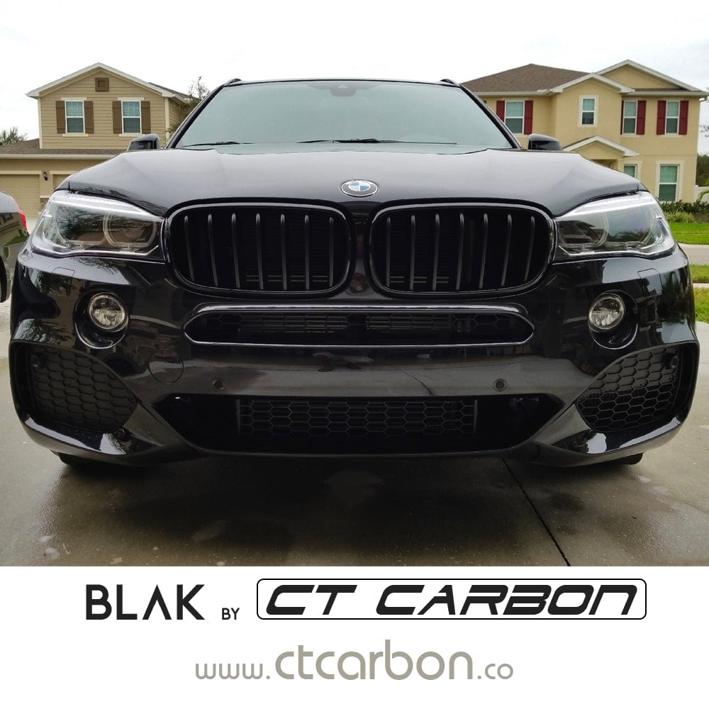F15 F16 BMW X5 X6 Single Slat Black Grille CT Carbon - 82710433904