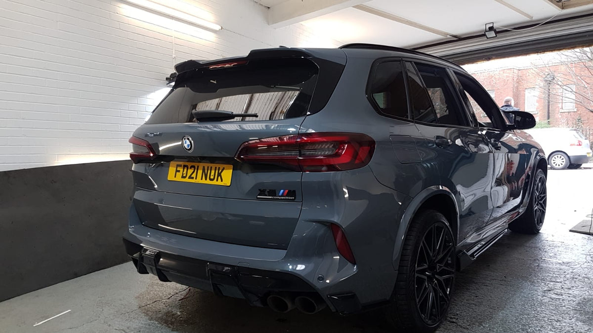 F95 BMW X5M Gloss Black CT Carbon Body Kit - Side Skirts & Front Splitter