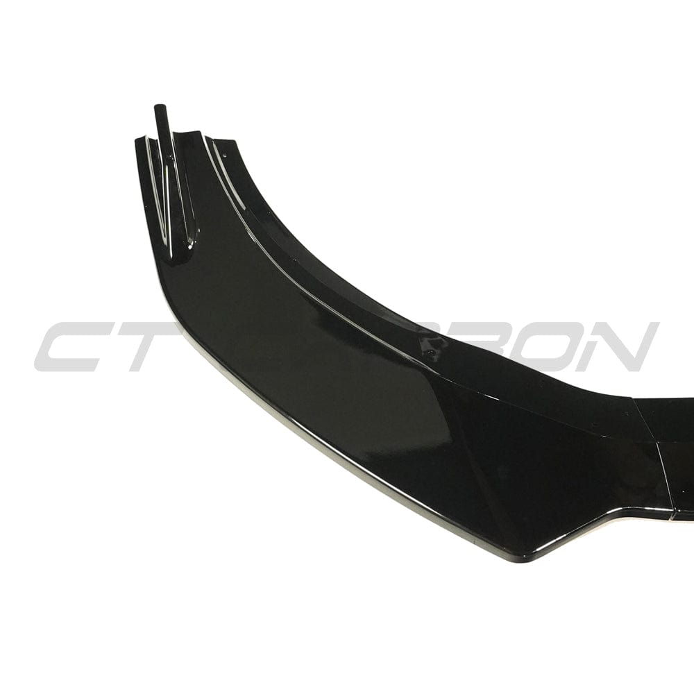 VW Golf MK8 R (2020+) Gloss Black Splitter by CT Carbon BLAK