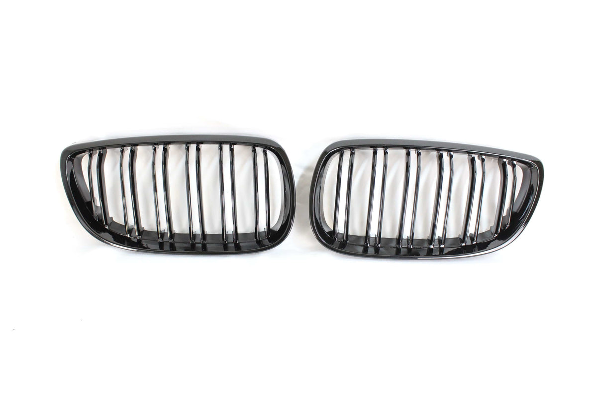 E92 E93 M3 3 Series Double Slat Black Grilles - BLAK by CT Carbon