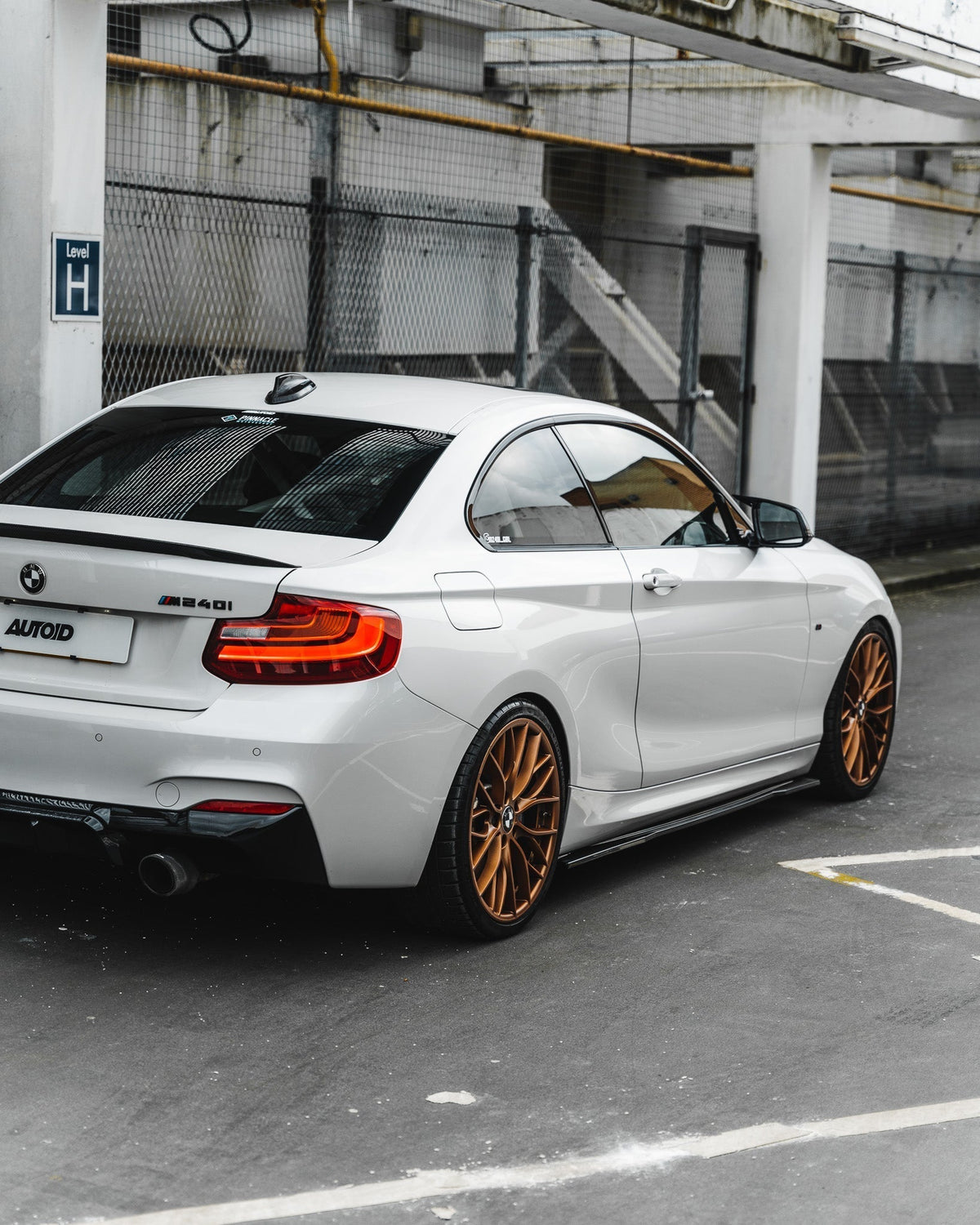 BMW F20 F21 F22 F23 Side Skirt Extensions - ZAERO EVO-1 Gloss Black ABS