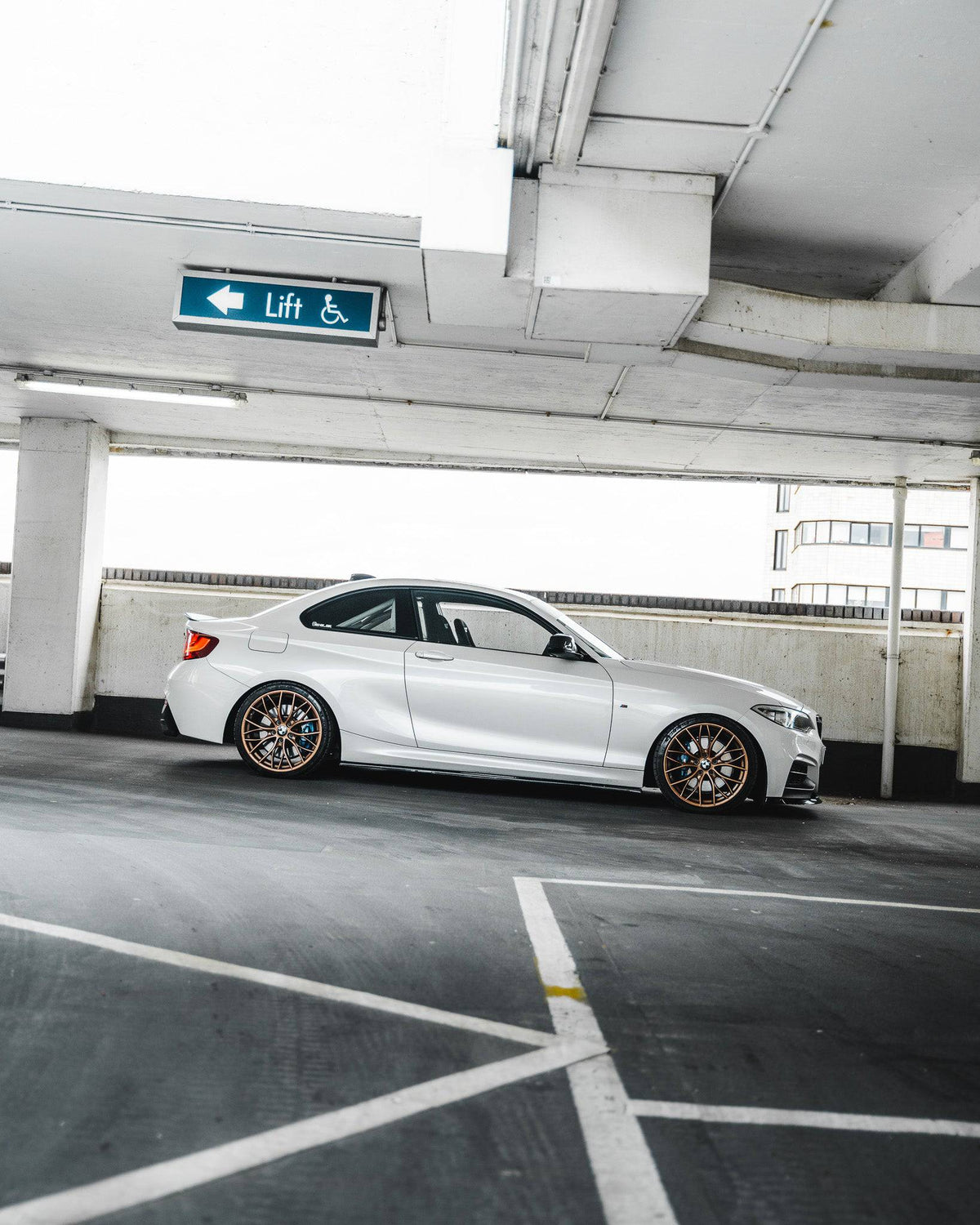 BMW F20 F21 F22 F23 Side Skirt Extensions - ZAERO EVO-1 Gloss Black ABS