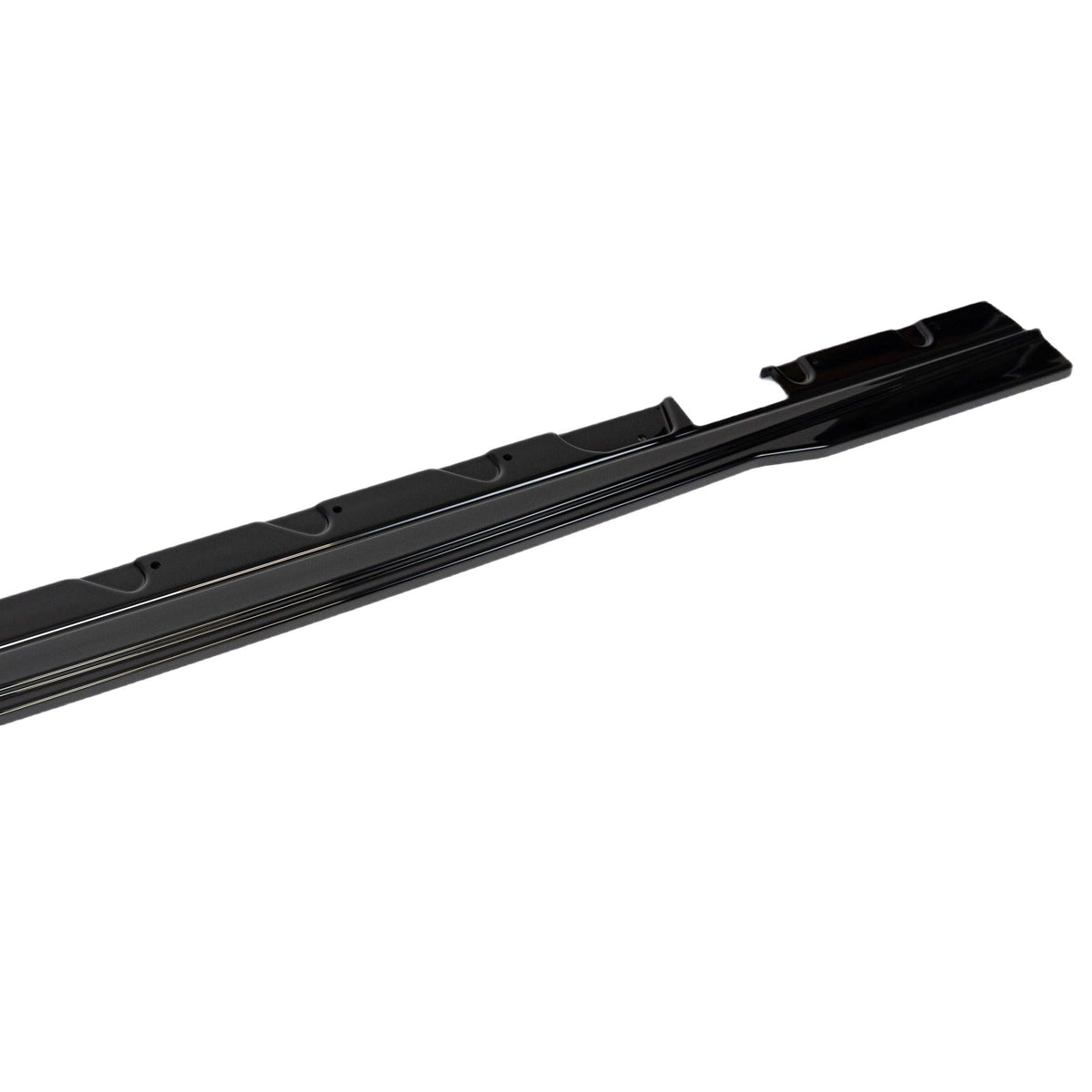 BMW F20 F21 F22 F23 Side Skirt Extensions - ZAERO EVO-1 Gloss Black ABS