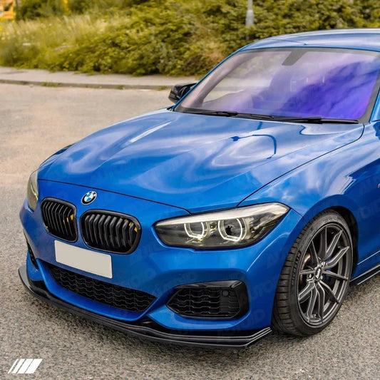 F20 F21 LCI BMW 1 Series Front Splitter ZAERO EVO-1 Gloss Black
