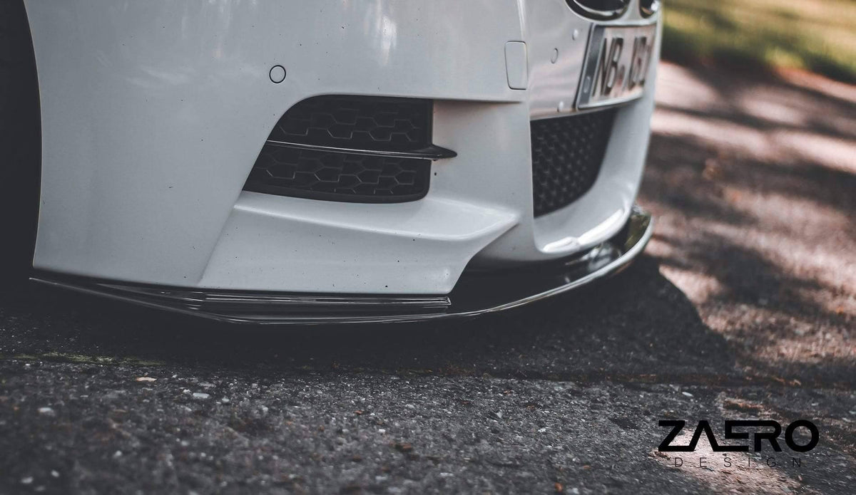 F20 F21 Pre-LCI ZAERO EVO-1 Gloss Black Body Kit 4-Piece (Front Lip, Side Skirts, Rear Diffuser, Spoiler) - Part No. ZE-F20-GB