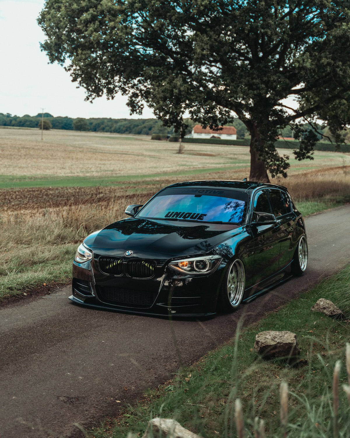 F20 F21 Pre-LCI ZAERO EVO-1 Gloss Black Body Kit 4-Piece (Front Lip, Side Skirts, Rear Diffuser, Spoiler) - Part No. ZE-F20-GB