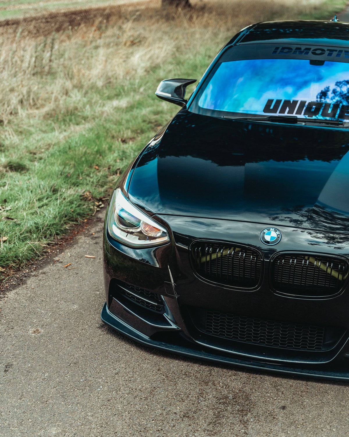 F20 F21 Pre-LCI ZAERO EVO-1 Gloss Black Body Kit 4-Piece (Front Lip, Side Skirts, Rear Diffuser, Spoiler) - Part No. ZE-F20-GB