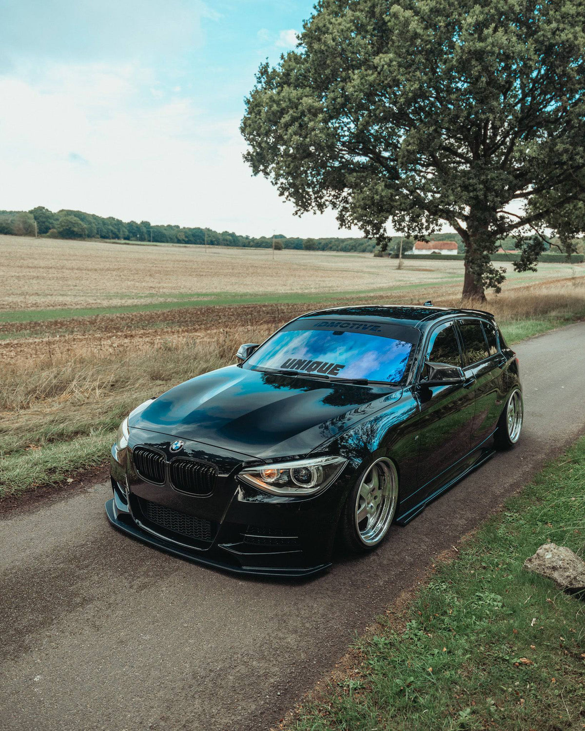 F20 F21 Pre-LCI ZAERO EVO-1 Gloss Black Body Kit 4-Piece (Front Lip, Side Skirts, Rear Diffuser, Spoiler) - Part No. ZE-F20-GB