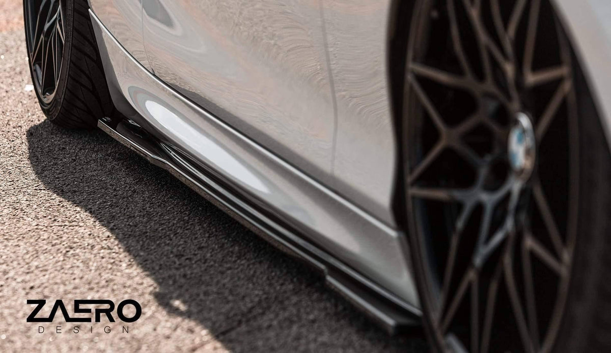 F20 F21 Pre-LCI ZAERO EVO-1 Gloss Black Body Kit 4-Piece (Front Lip, Side Skirts, Rear Diffuser, Spoiler) - Part No. ZE-F20-GB
