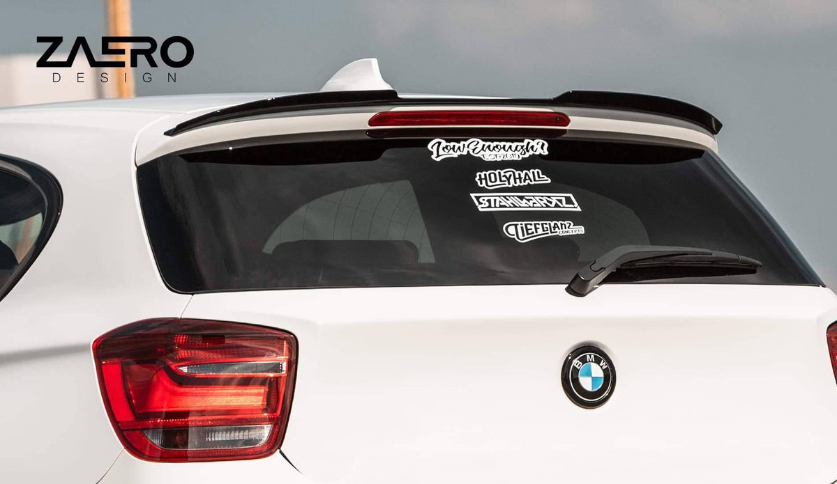 F20 F21 Pre-LCI ZAERO EVO-1 Gloss Black Body Kit 4-Piece (Front Lip, Side Skirts, Rear Diffuser, Spoiler) - Part No. ZE-F20-GB