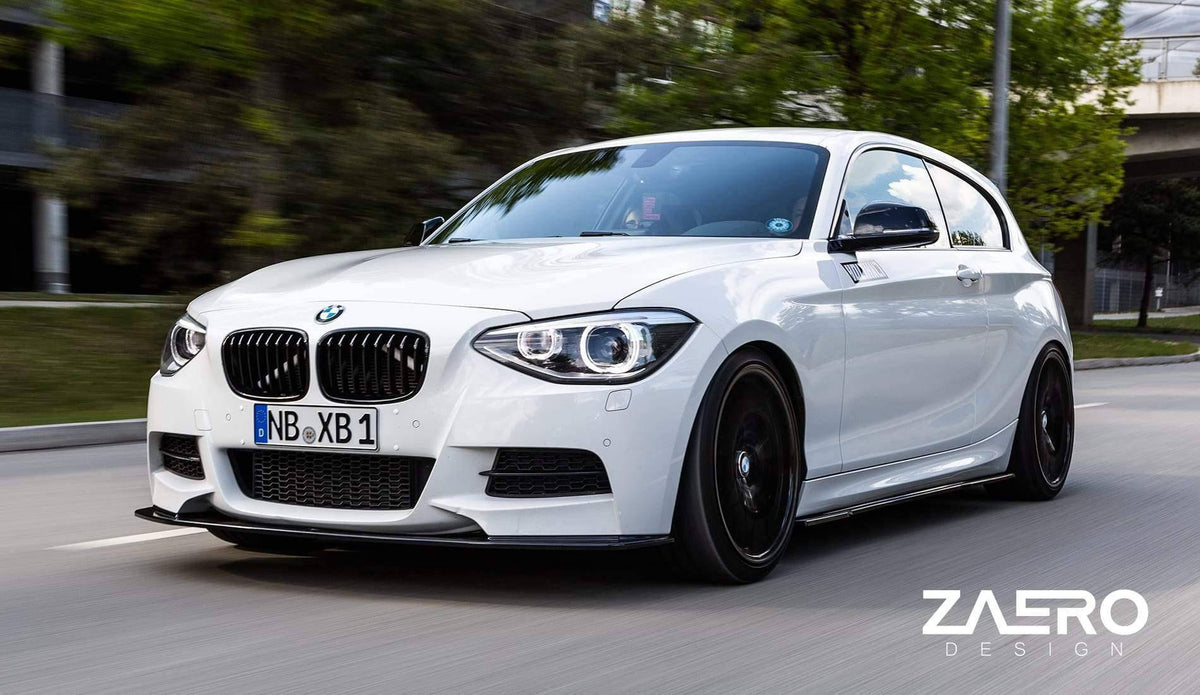 F20 F21 Pre-LCI ZAERO EVO-1 Gloss Black Body Kit 4-Piece (Front Lip, Side Skirts, Rear Diffuser, Spoiler) - Part No. ZE-F20-GB