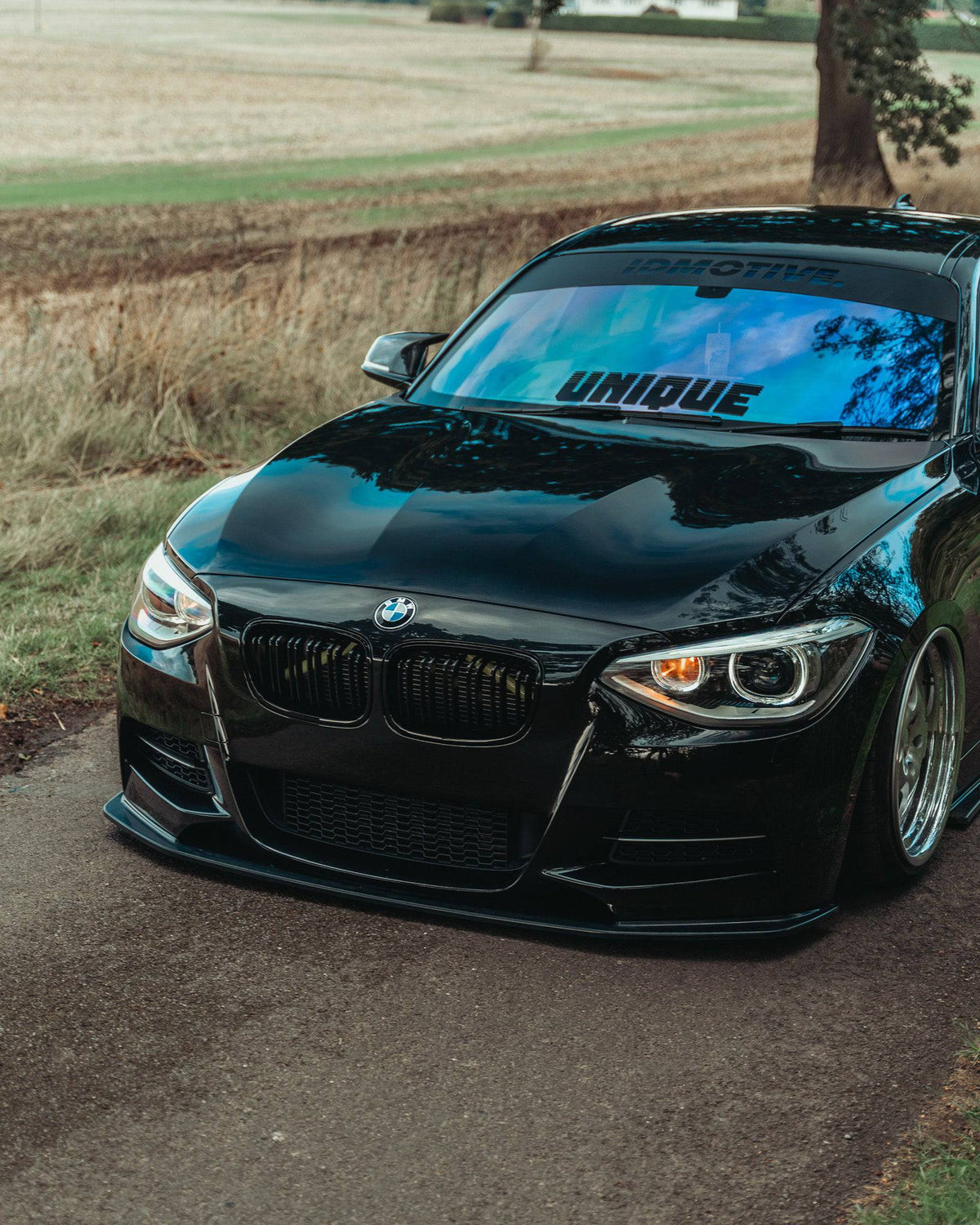 F20 F21 Pre-LCI ZAERO EVO-1 Gloss Black Body Kit 4-Piece (Front Lip, Side Skirts, Rear Diffuser, Spoiler) - Part No. ZE-F20-GB