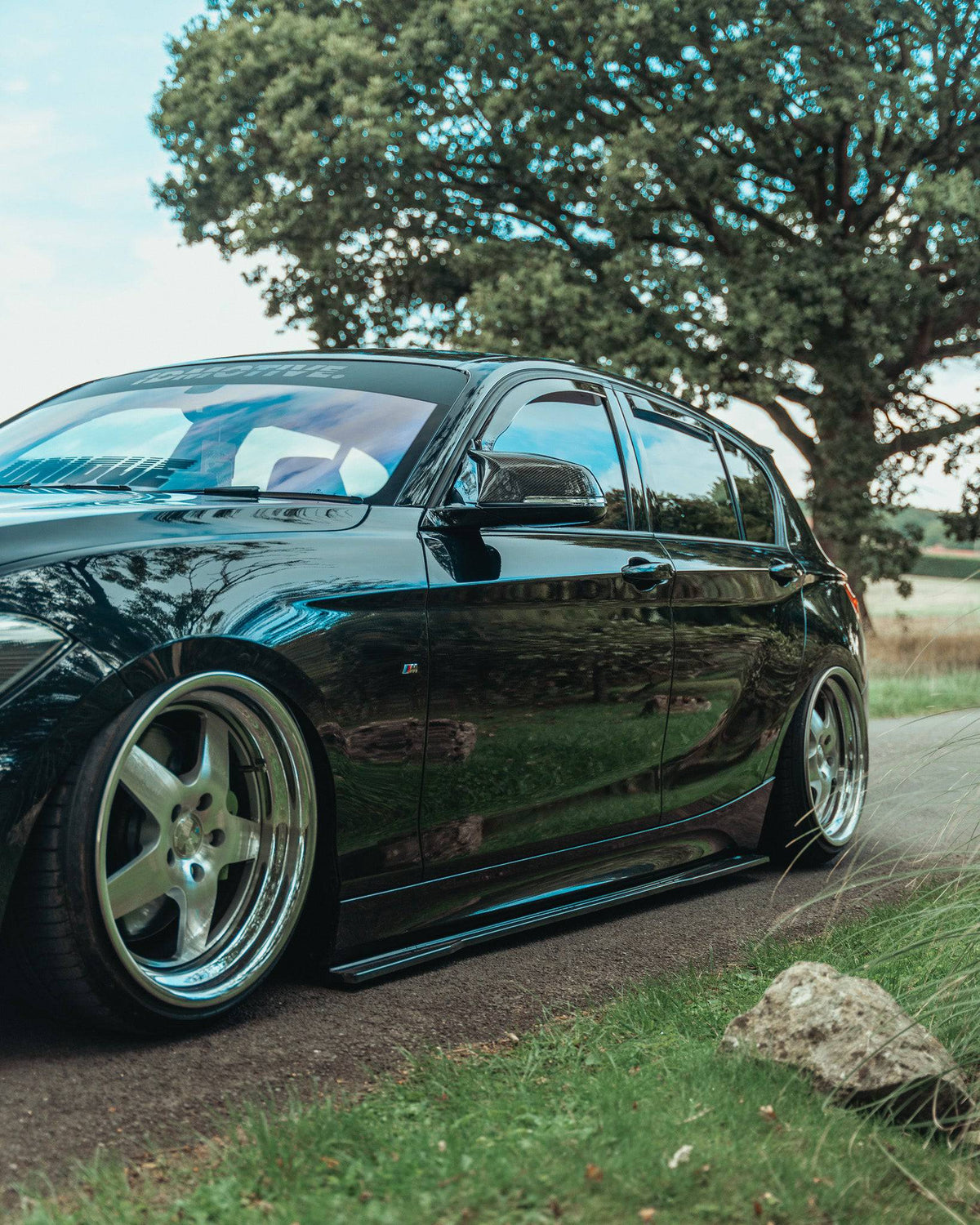 F20 F21 Pre-LCI ZAERO EVO-1 Gloss Black Body Kit 4-Piece (Front Lip, Side Skirts, Rear Diffuser, Spoiler) - Part No. ZE-F20-GB