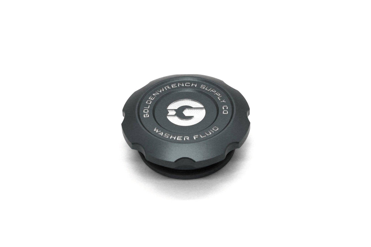BMW F30 F80 F82 F87 Washer Fluid Cap - Goldenwrench BLACKLINE Red Anodised Billet Aluminium