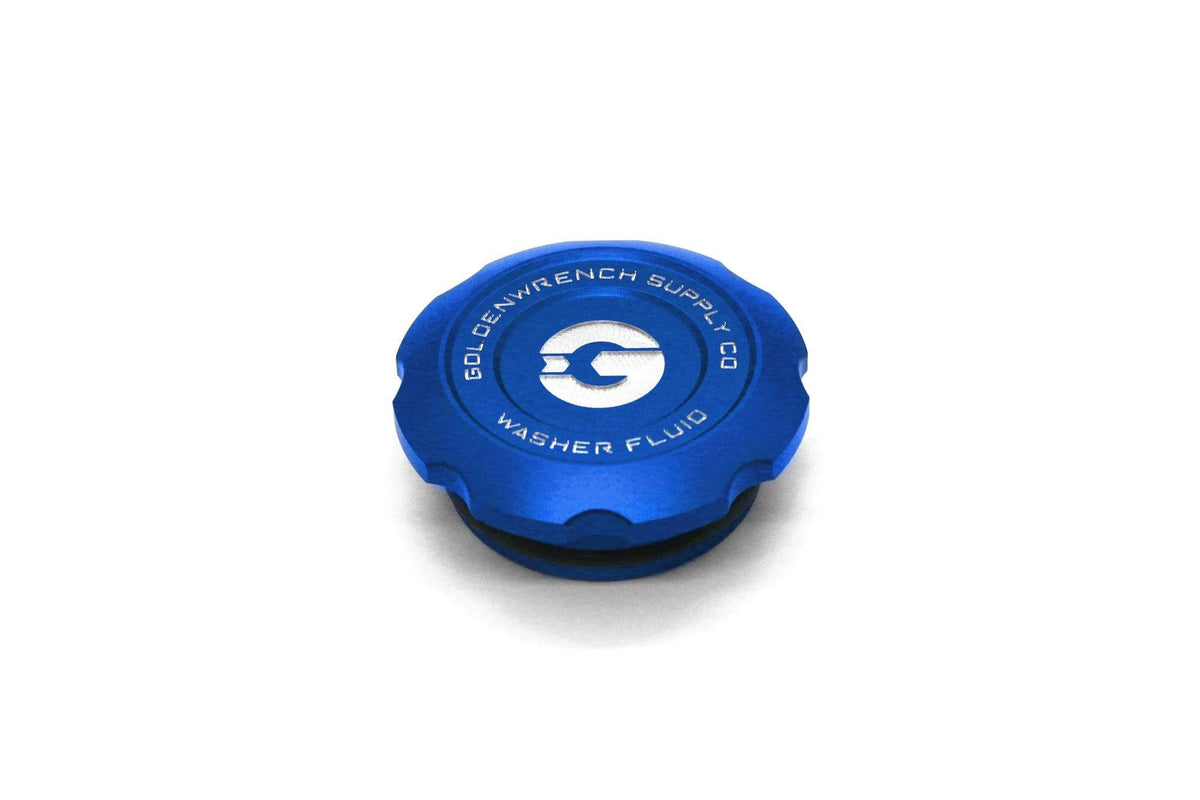 BMW F30 F80 F82 F87 Washer Fluid Cap - Goldenwrench BLACKLINE Red Anodised Billet Aluminium
