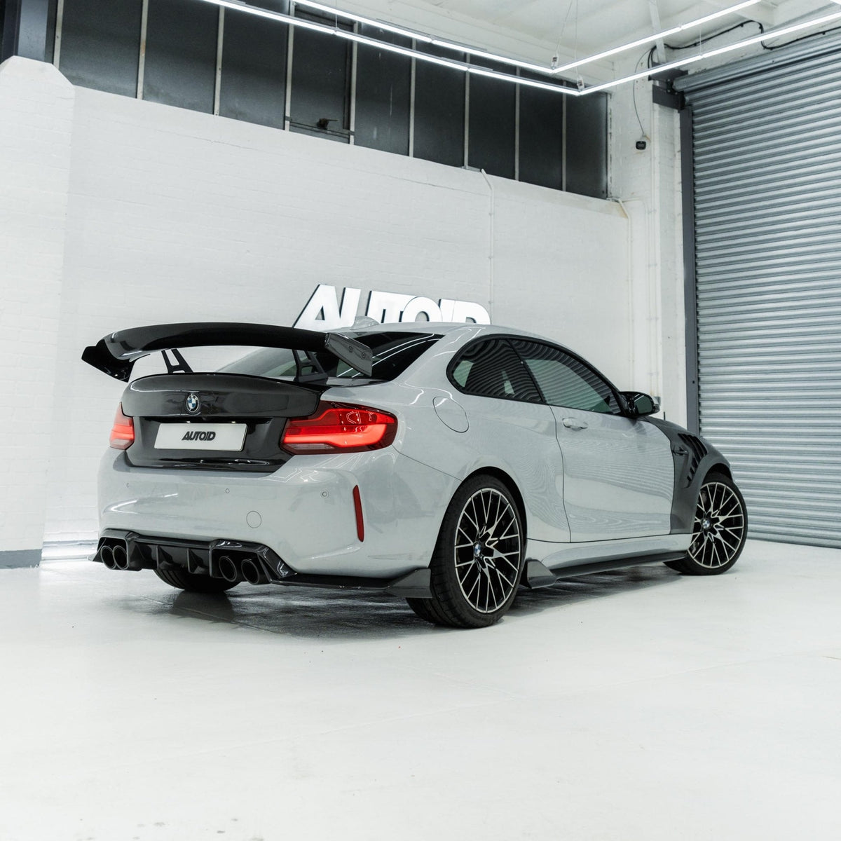 BMW M2 F87 & 2 Series F22 Rear Wing - ADRO AT-R1 Pre-Preg Carbon Swan Neck Spoiler