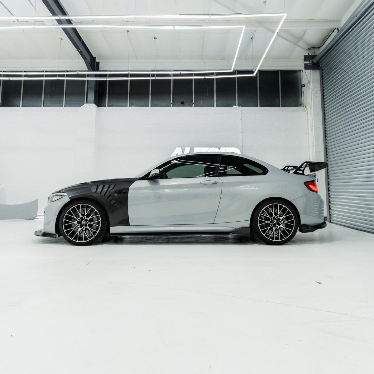 BMW M2 F87 & 2 Series F22 Rear Wing - ADRO AT-R1 Pre-Preg Carbon Swan Neck Spoiler
