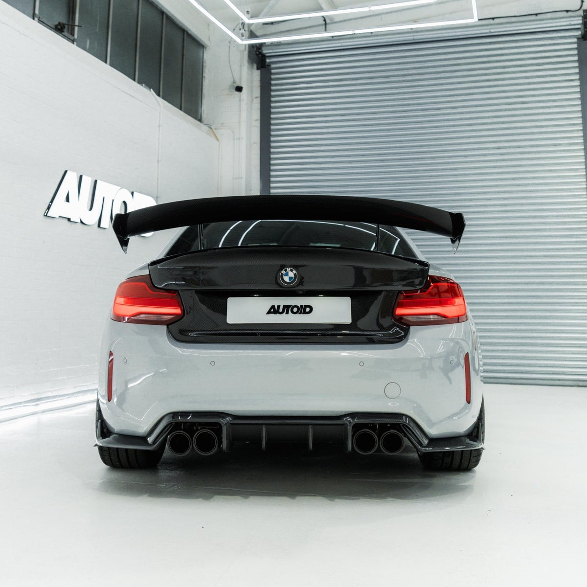 BMW M2 F87 & 2 Series F22 Rear Wing - ADRO AT-R1 Pre-Preg Carbon Swan Neck Spoiler
