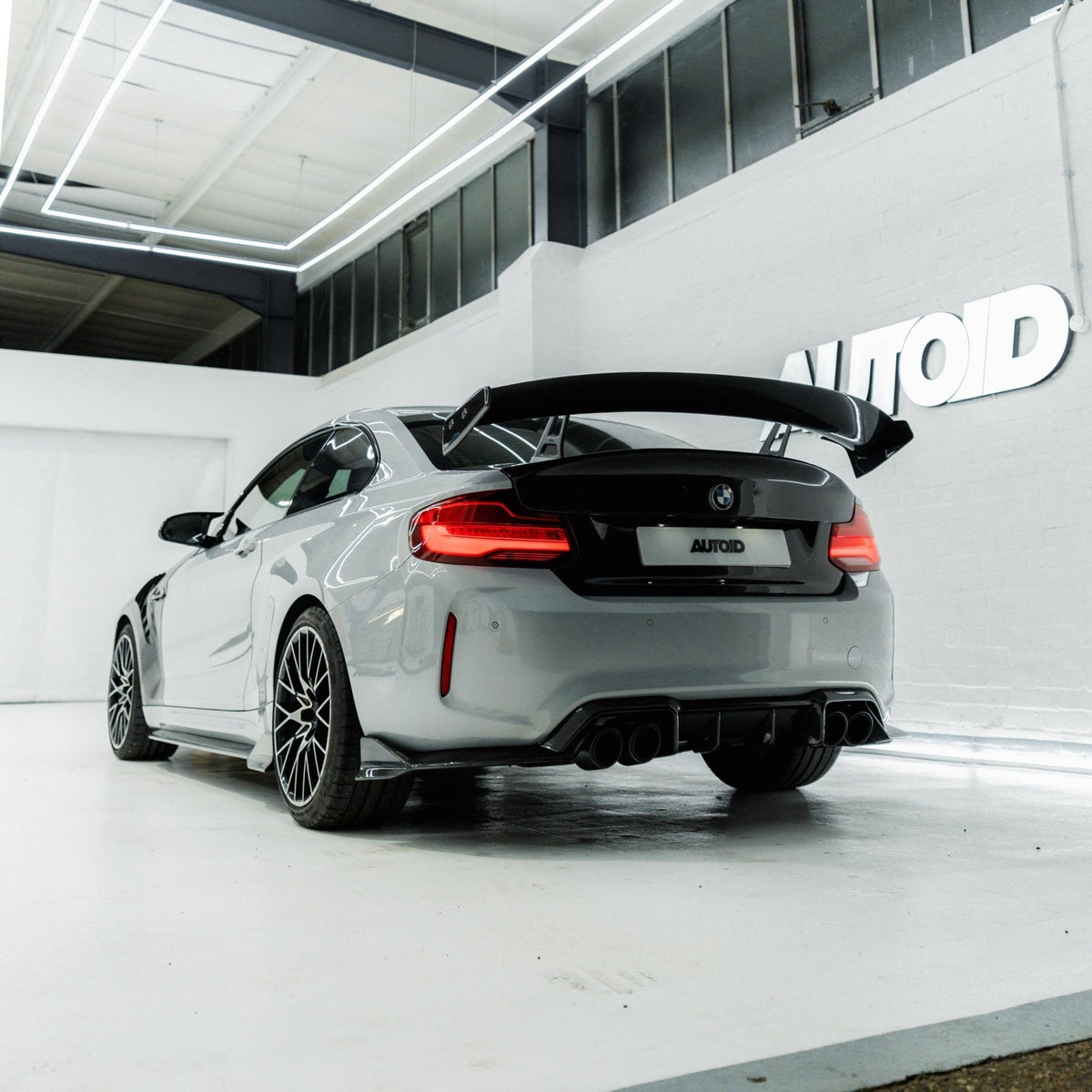 BMW M2 F87 & 2 Series F22 Rear Wing - ADRO AT-R1 Pre-Preg Carbon Swan Neck Spoiler