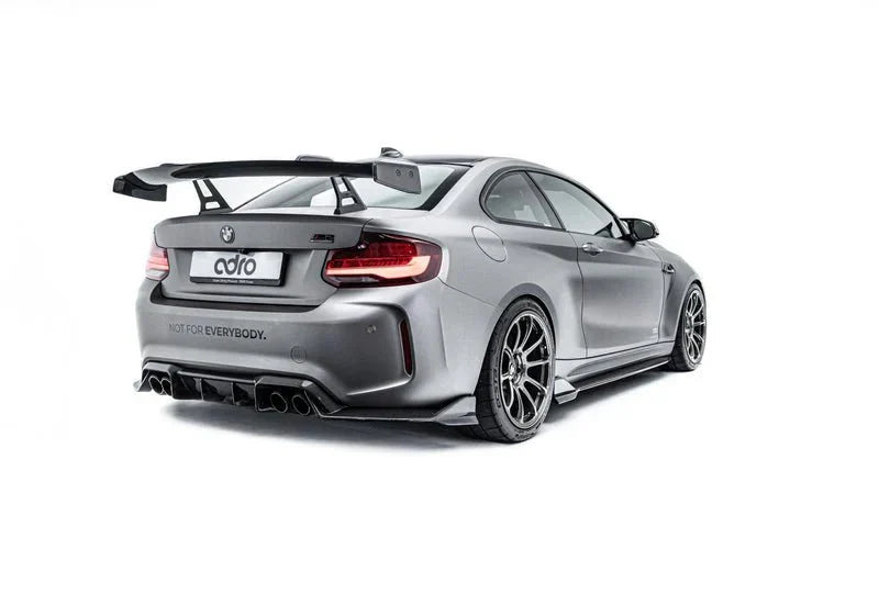 BMW M2 F87 & 2 Series F22 Rear Wing - ADRO AT-R1 Pre-Preg Carbon Swan Neck Spoiler