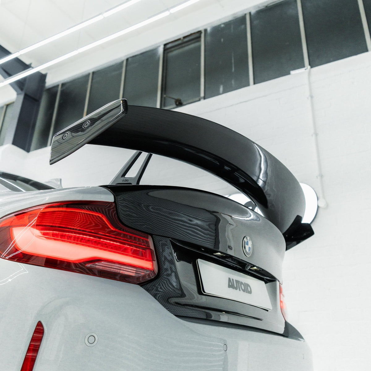 BMW M2 F87 & 2 Series F22 Rear Wing - ADRO AT-R1 Pre-Preg Carbon Swan Neck Spoiler