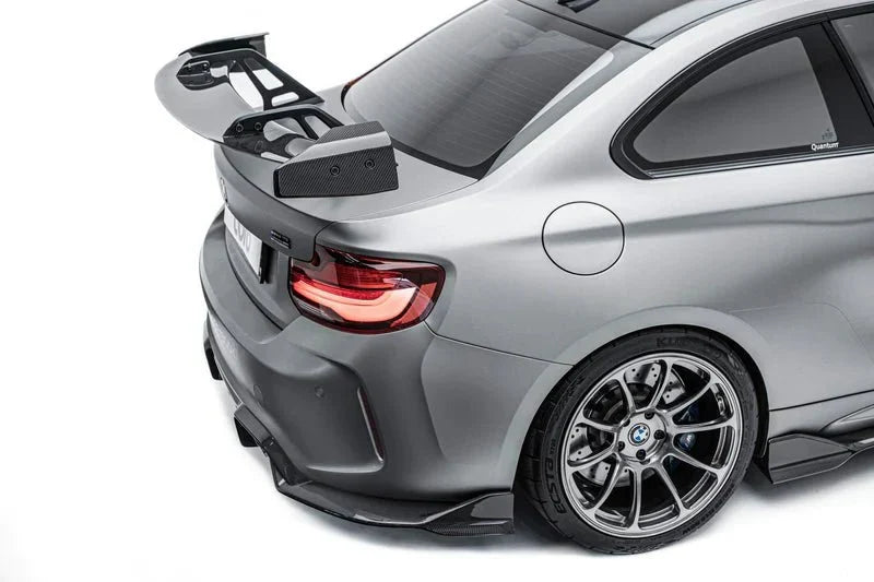 BMW M2 F87 & 2 Series F22 Rear Wing - ADRO AT-R1 Pre-Preg Carbon Swan Neck Spoiler