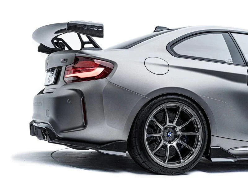 BMW M2 F87 & 2 Series F22 Rear Wing - ADRO AT-R1 Pre-Preg Carbon Swan Neck Spoiler