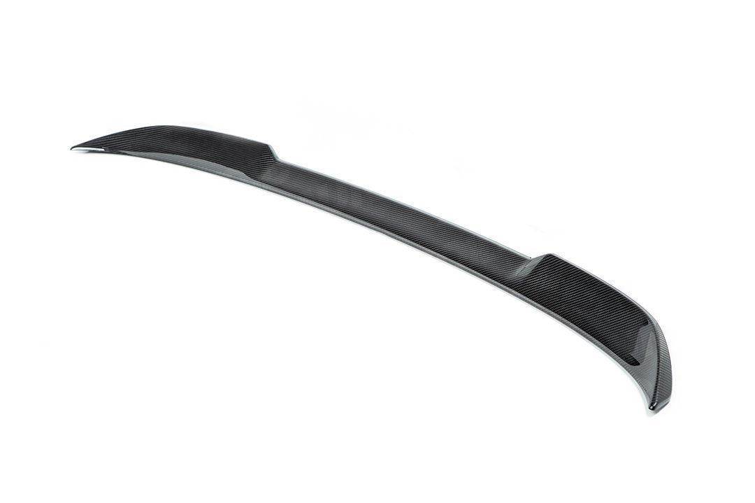 F30 F80 CS Style Pre-Preg Carbon Rear Spoiler Boot Lip by TRE - 2x2 Twill, Part No TRE-SP-F30