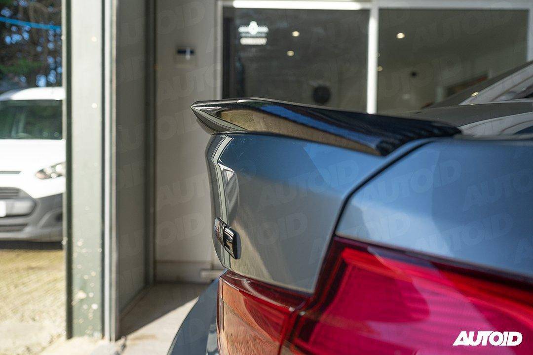 F30 F80 CS Style Pre-Preg Carbon Rear Spoiler Boot Lip by TRE - 2x2 Twill, Part No TRE-SP-F30