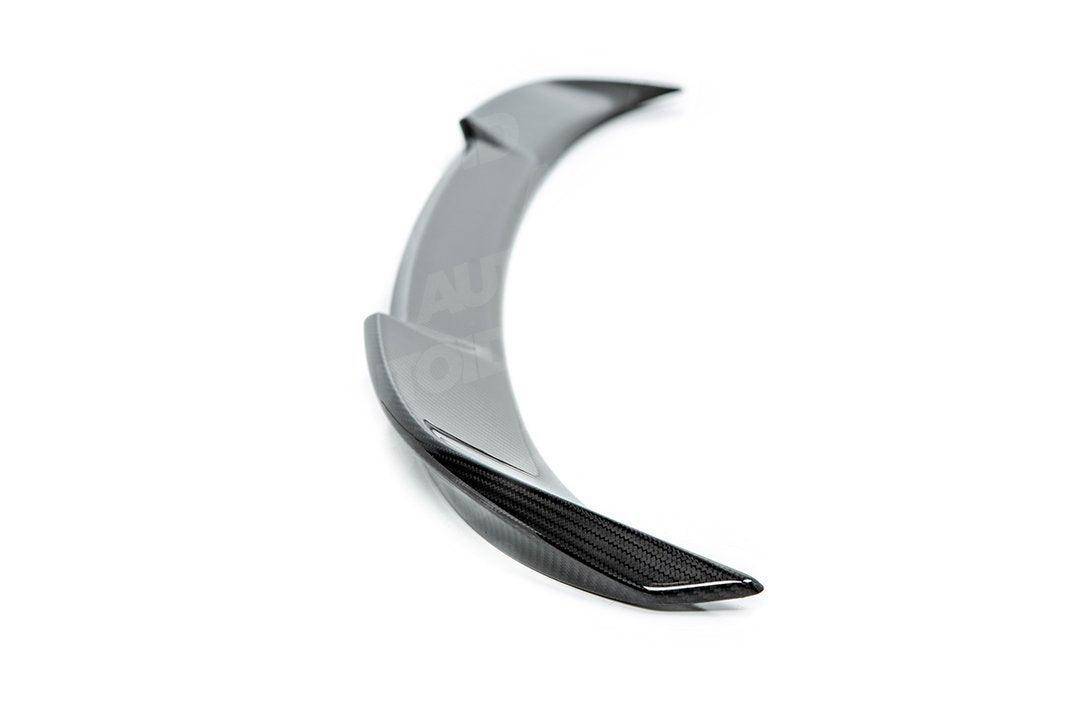 F30 F80 CS Style Pre-Preg Carbon Rear Spoiler Boot Lip by TRE - 2x2 Twill, Part No TRE-SP-F30