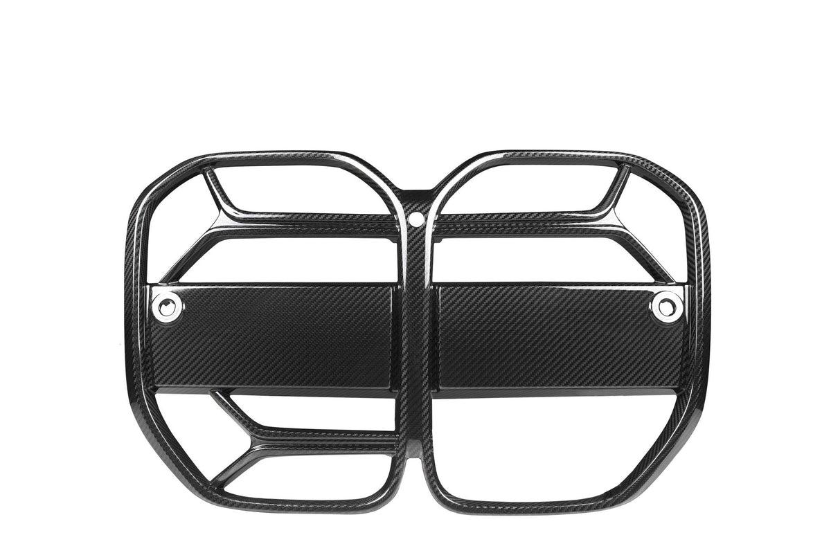 BMW 4 Series G22 G23 CSL Style Pre-Preg Dry Carbon Front Kidney Grilles