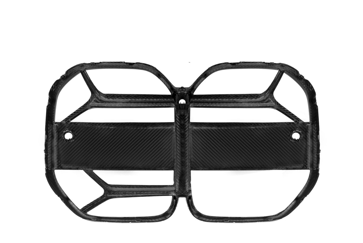 BMW G26 4 Series Gran Coupe CSL Style Carbon Front Kidney Grilles, TRE Pre-Preg