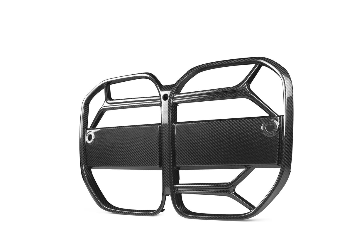 BMW G26 4 Series Gran Coupe CSL Style Carbon Front Kidney Grilles, TRE Pre-Preg
