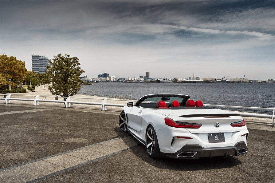 BMW 8 Series G14 & M8 F91 Convertible 3DDesign Carbon Rear Spoiler