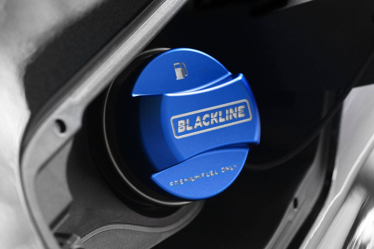BMW F & G Series (2010+) petrol fuel cap cover - Goldenwrench BLACKLINE billet aluminium
