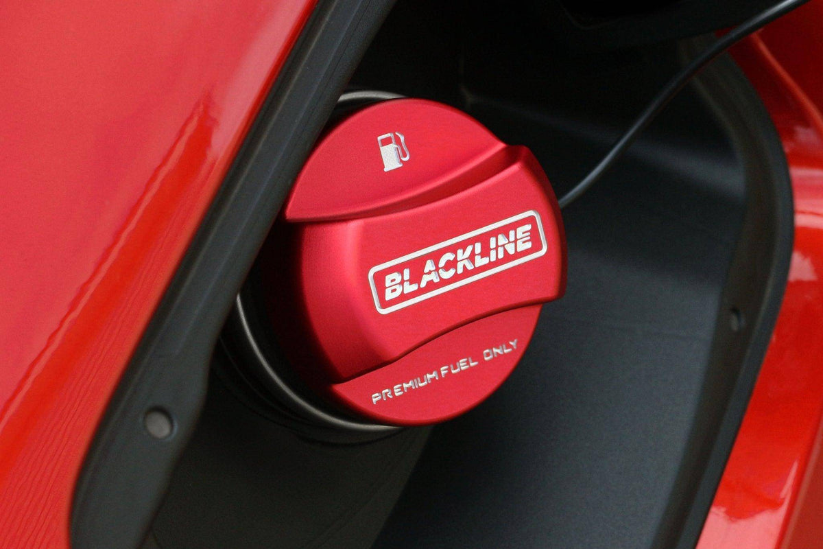 BMW F & G Series (2010+) petrol fuel cap cover - Goldenwrench BLACKLINE billet aluminium