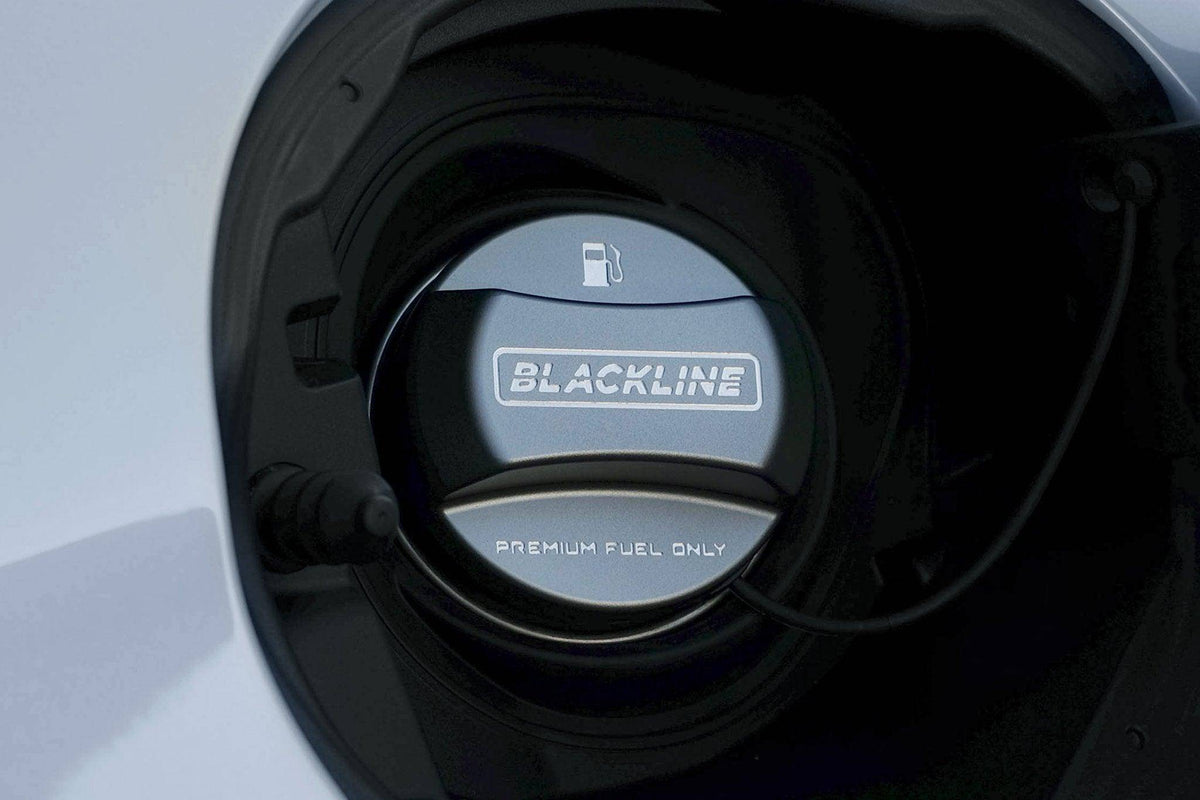 BMW F & G Series (2010+) petrol fuel cap cover - Goldenwrench BLACKLINE billet aluminium