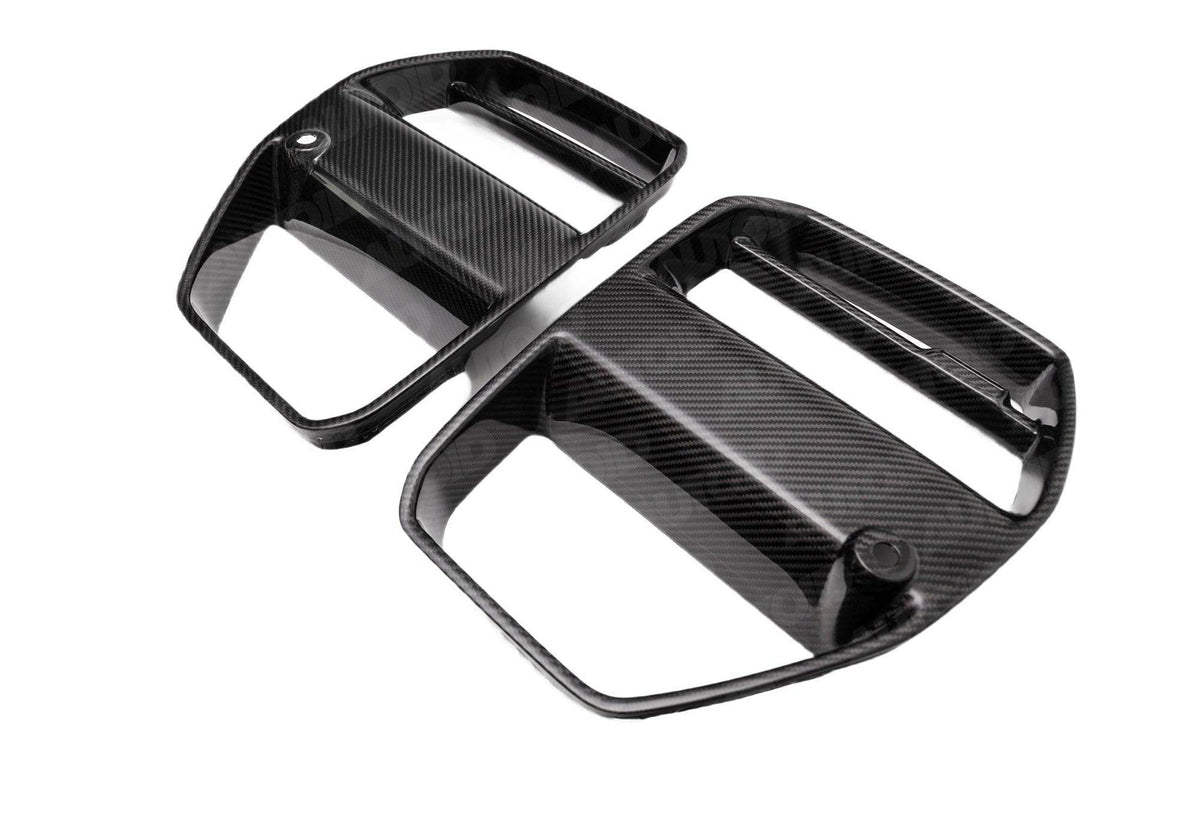 G80 G82 BMW M3 M4 Vorsteiner VRS Aero CSL-Style Carbon Kidney Grille, Part No VRS-G80-KG