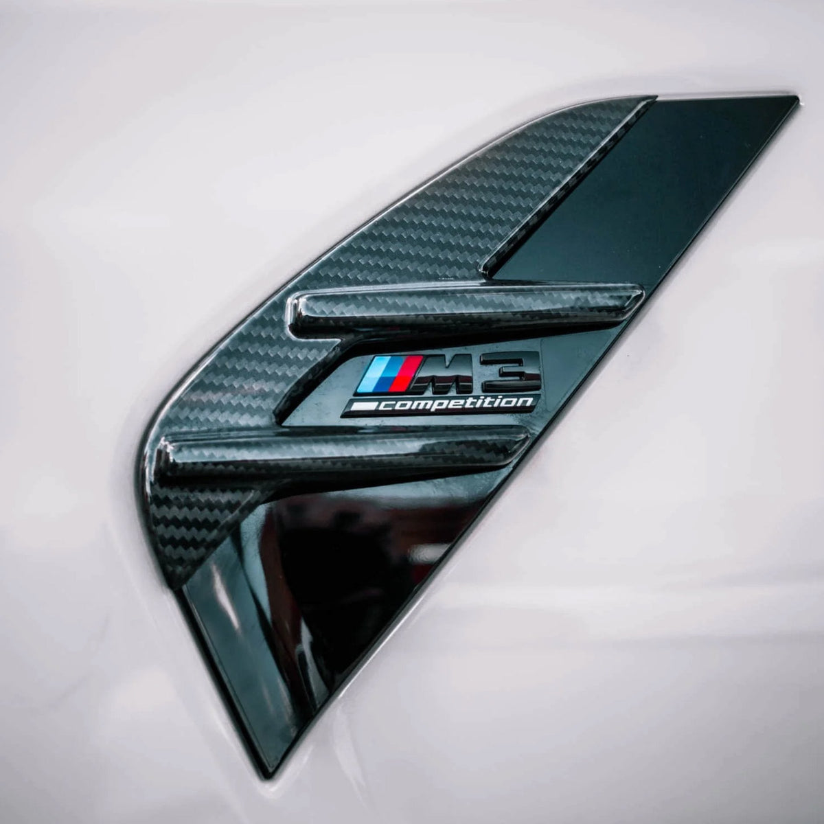 G80 G82 BMW M3 M4 Carbon Side Fender Vent Covers TRE Pre-Preg 2x2 Twill, Part No. TRE-G80-VENT